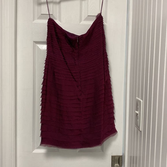 ALICE & OLIVIA  Strapless dress - worn twice - wine color - Picture 2 of 2